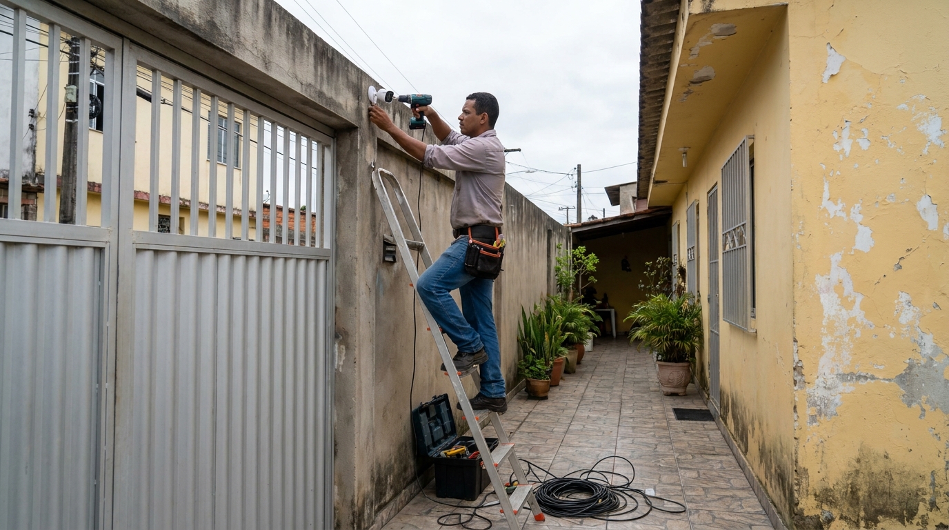 Instalacao de cameras de seguranca profissional em São José dos Campos‑SP
