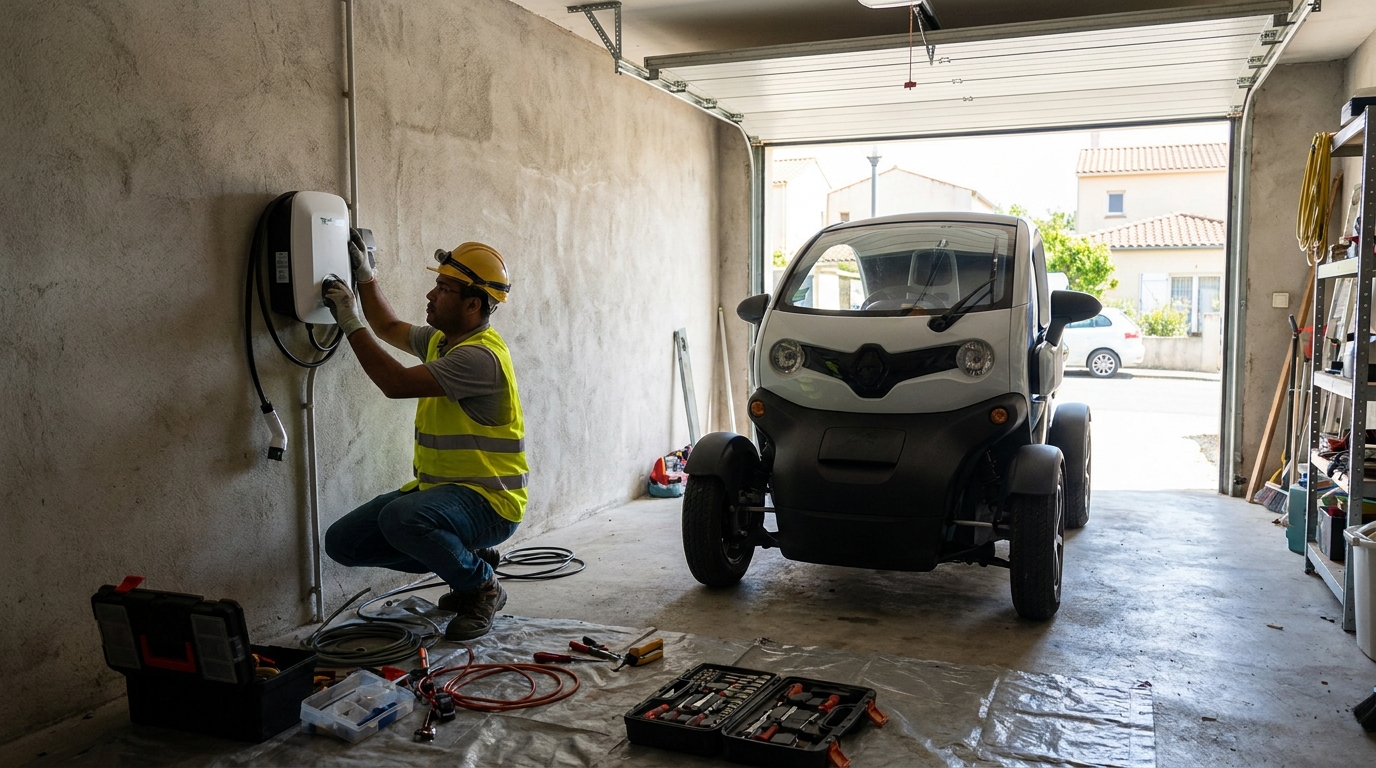 Instalacao de carregador de carro eletrico profissional em São José dos Campos‑SP