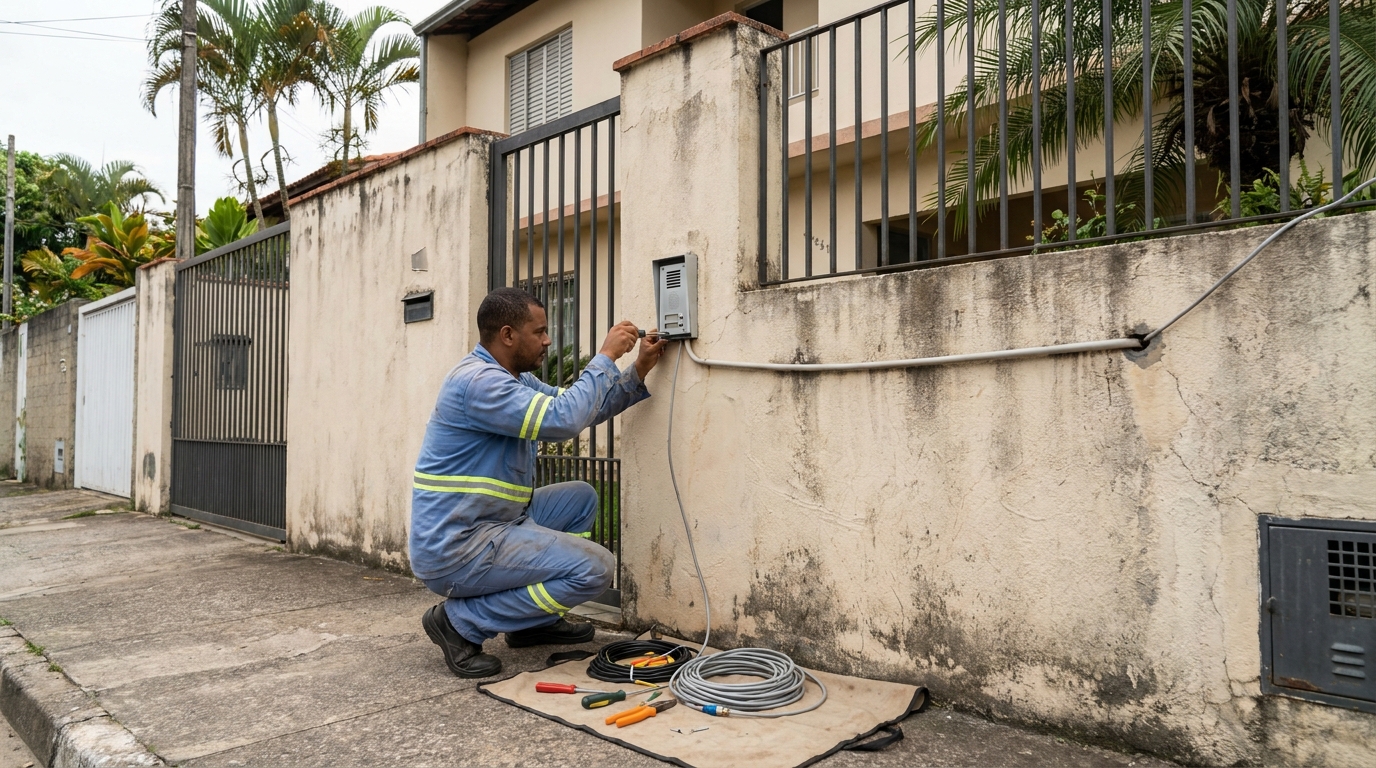 Instalacao de video porteiro em São José dos Campos‑SP